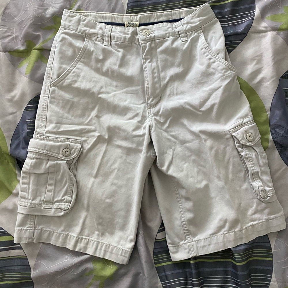 Beige Cargo Shorts-Boys size 18
